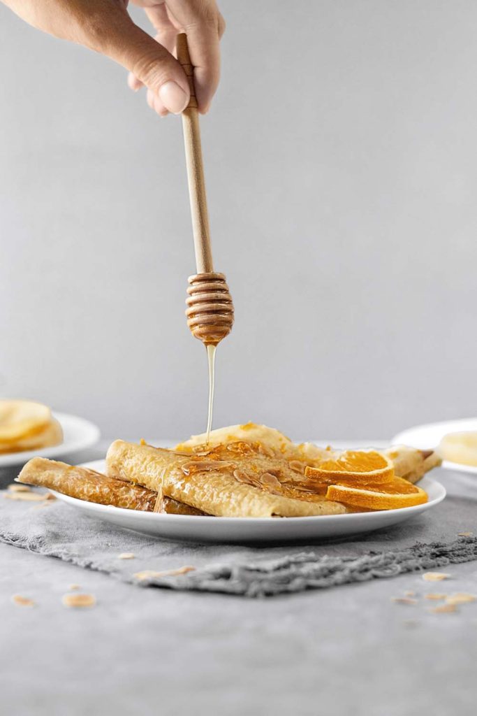 Almond Orange Blossom French Crepes