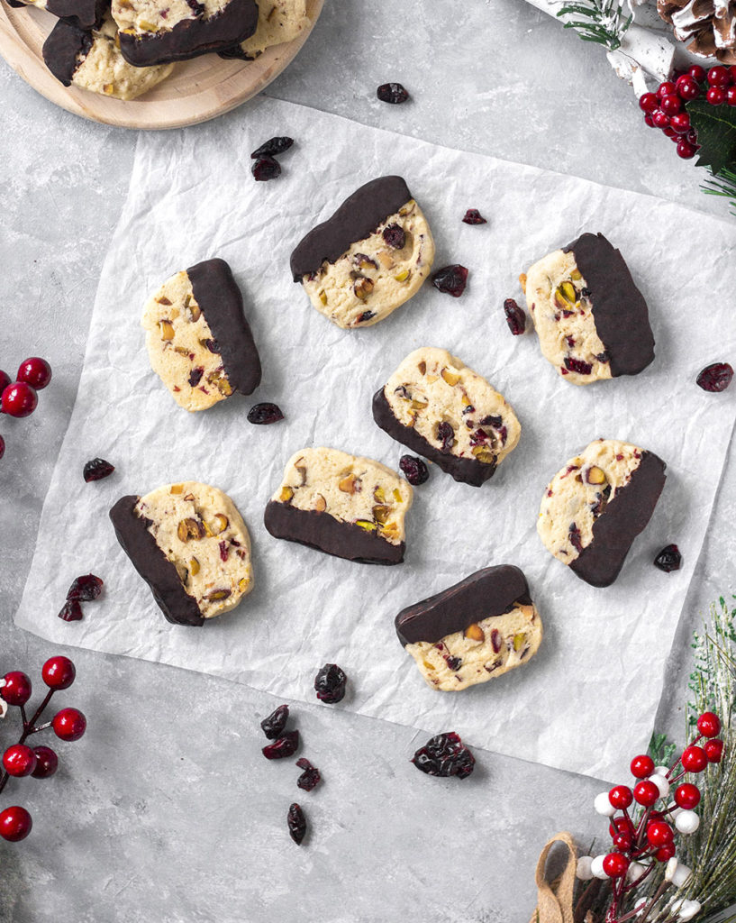 Cranberry & Nuts Slice and Bake Cookies