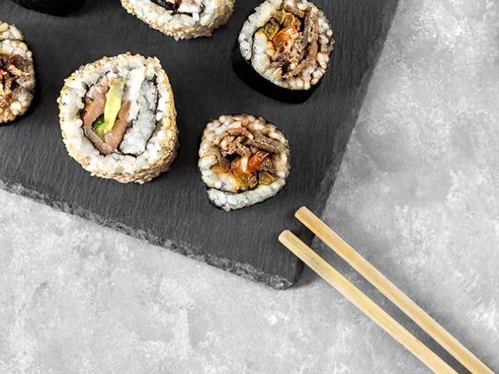 Sushi Rolls, simple and classic - Futomaki 巻き寿司 - Chopstick Chronicles